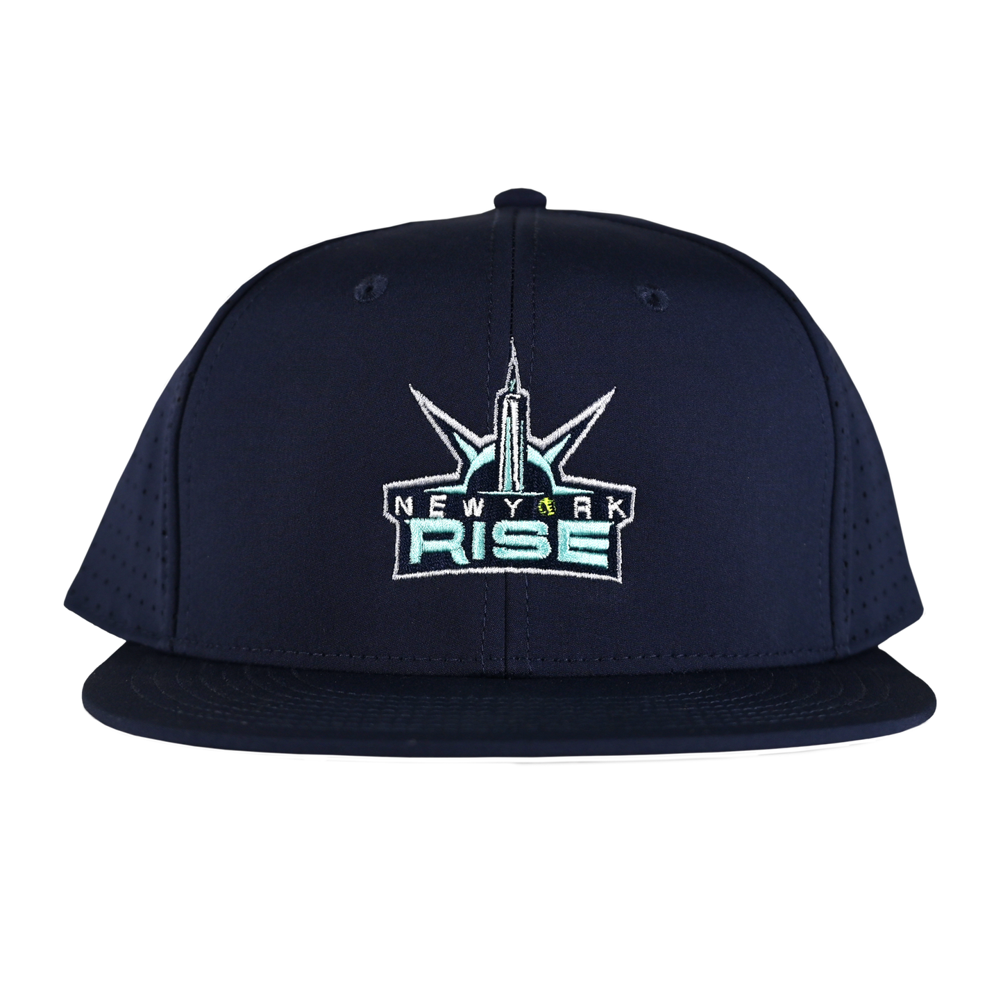 Rise - Logo Navy Lazer Perf Snapback