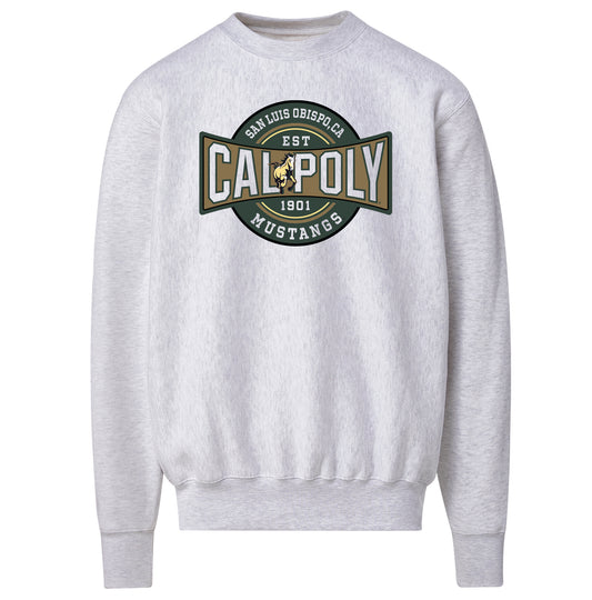 Cal Poly Pro Weave Crewneck Sweatshirt