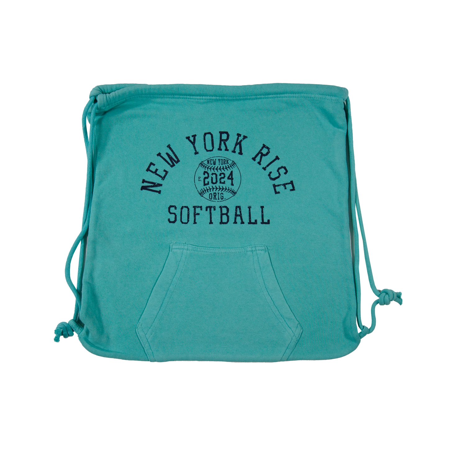 Rise -  Arch Logo Blue Drawstring Bag