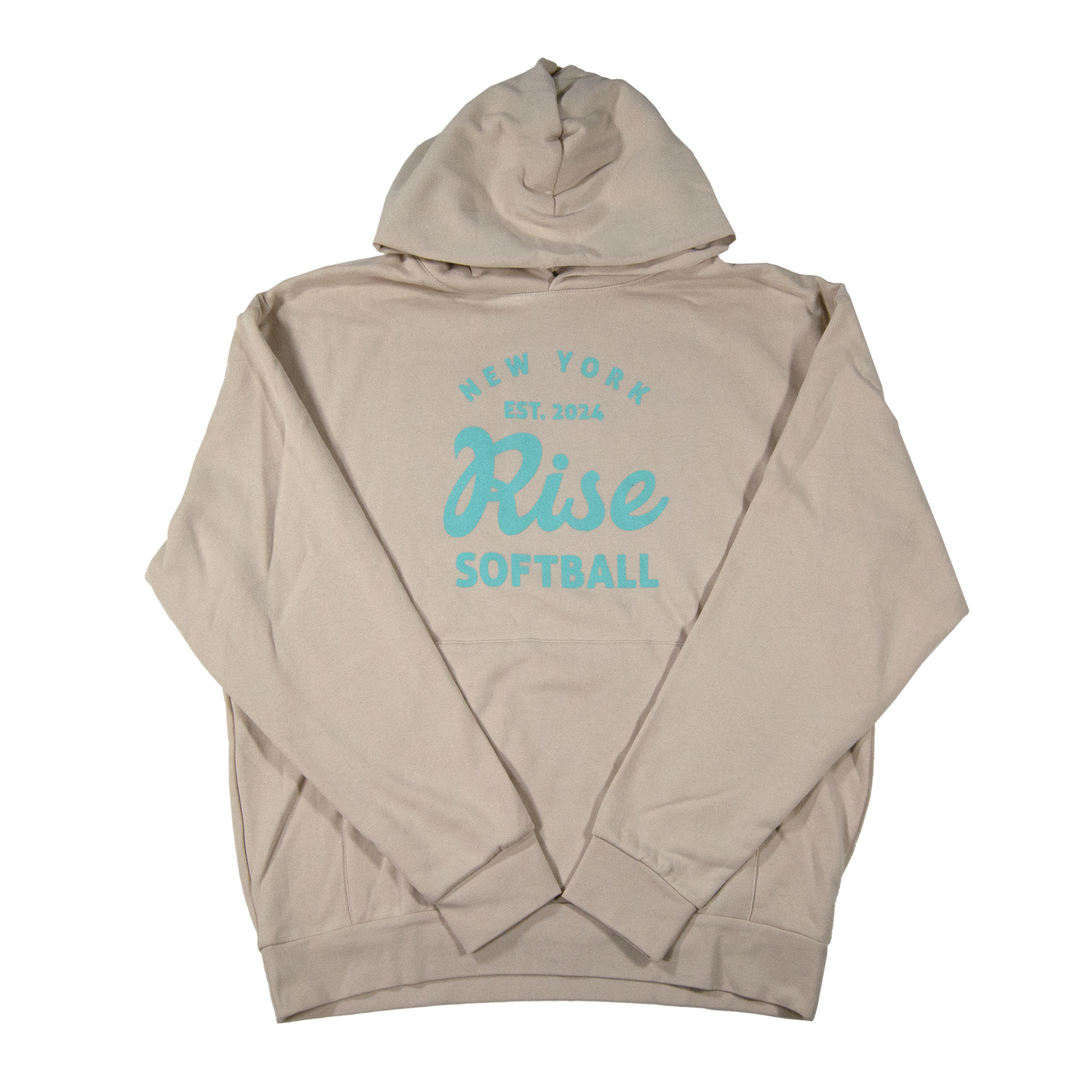 Rise - Script Logo Ivory Hoodie