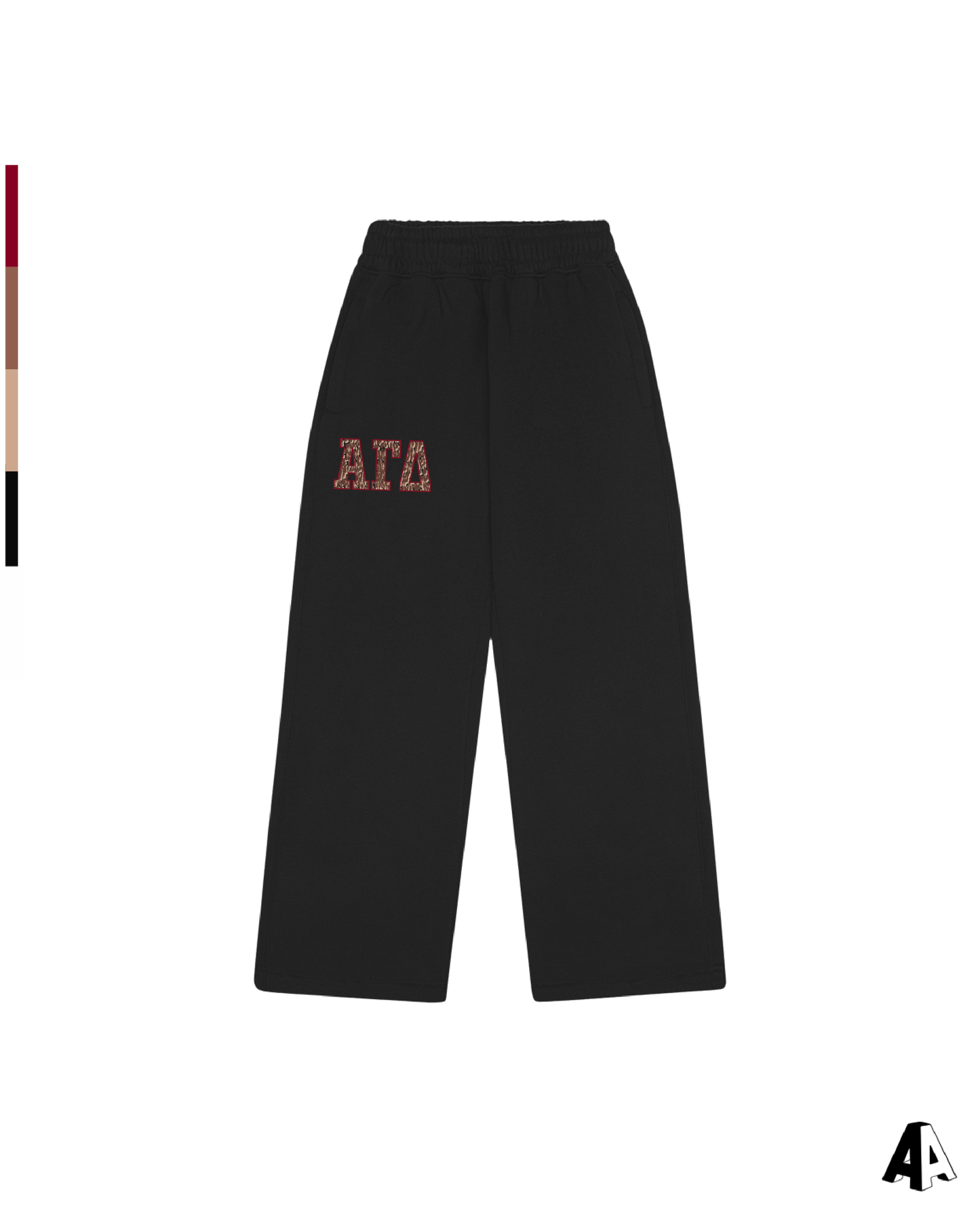 Cheetah Black Sweatpants