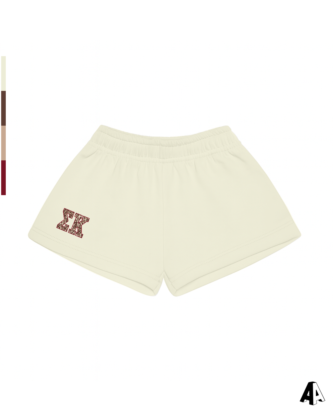 Cheetah Ivory Shorts