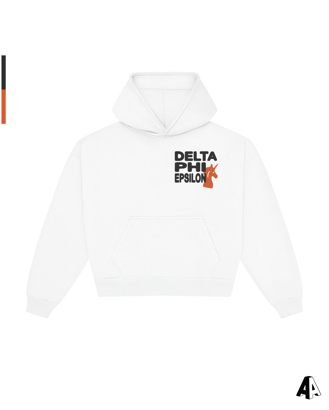 Free Spirit White Hoodie - Delta Phi Epsilon - front
