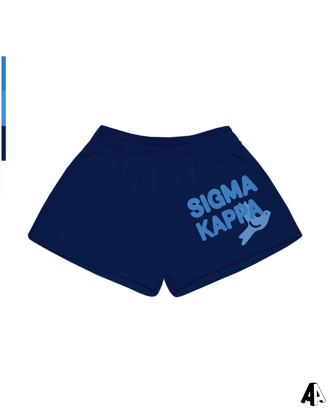 Free Spirit Navy Shorts - Sigma Kappa - front